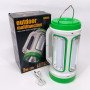 Ліхтар переносний кемпінг 6088-LED+COB з функцією PowerBank, кемпінговий світильник. Колір: зелений