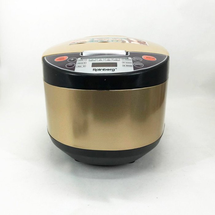 Мультиварка Rainberg RB-6207 З Фритюрницею, 12 Програм, скороварка пароварка мультиварка. Колір бежевий