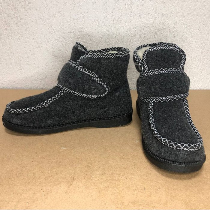 Черевики жіночі хутряні утеплені з застібкою 39 розмір, Домашні тапочки для жінок, Хутряні бурки
