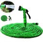 Шланг садовий Magic House 15.0м з розпилювачем (6 режимів). Колір: зелений