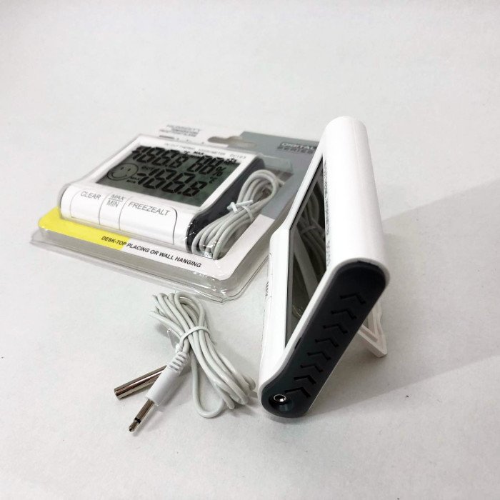 Термогігрометр Generic DC-103 метеостанція виносний датчик температури, Домашній гігрометр