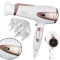 Електричний фен для волосся Adler AD-2248 White 2400Вт для укладання та сушіння з насадками з іонізацією