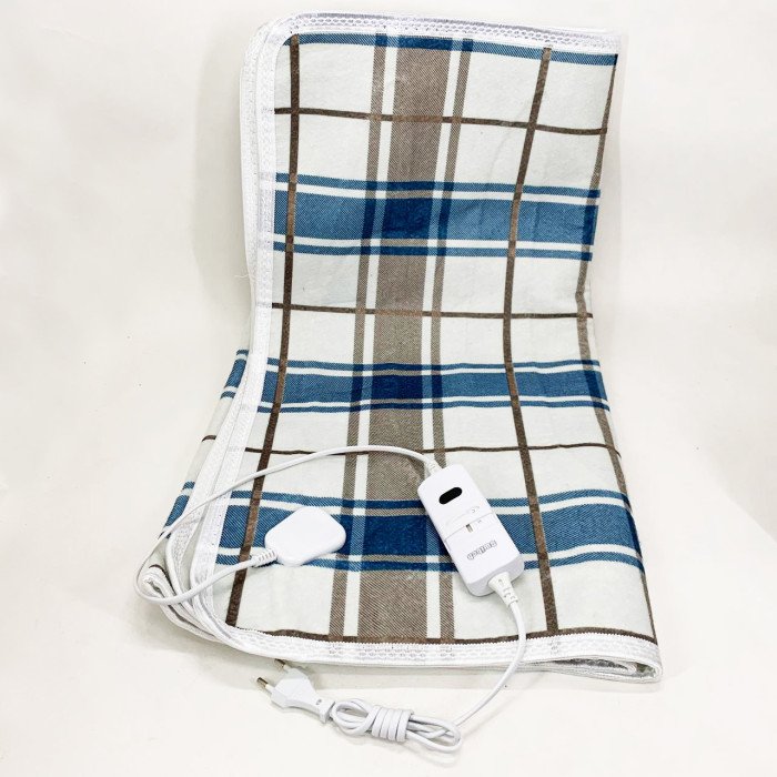 Електропростирадло 150х120 см тепле електро простирадло ковдра з підігрівом клітина