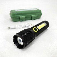 Ліхтарик ручний акумуляторний C71/C81-P50-COB, Ліхтарик світлодіодний ручний акумуляторний портативний