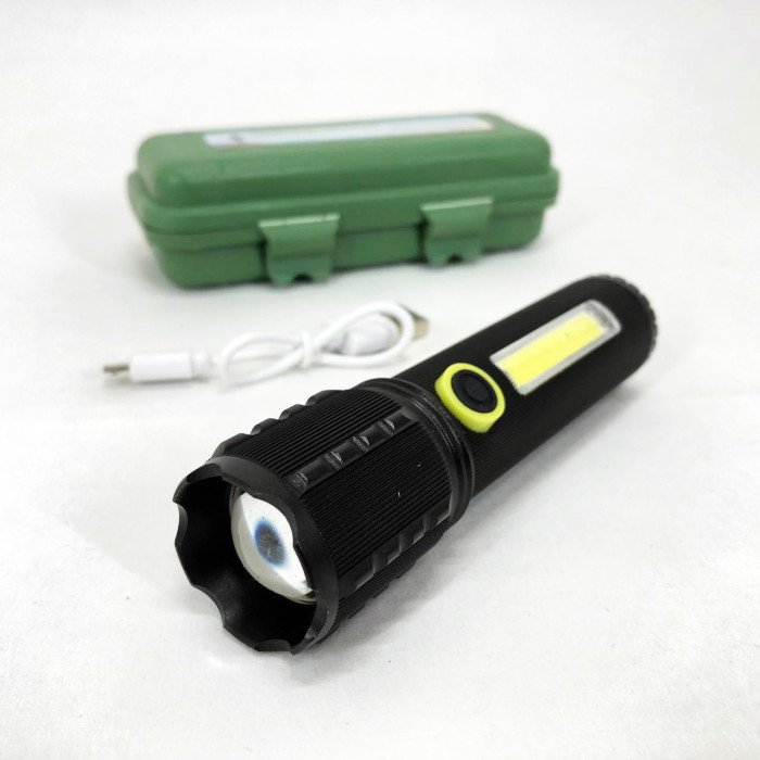 Ліхтарик ручний акумуляторний C71/C81-P50-COB, Ліхтарик світлодіодний ручний акумуляторний портативний