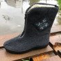 Жіночі чоботи. Розмір 38. Хутряні, високі, утеплені, Бурки повстяні жіночі, Бурки для дому
