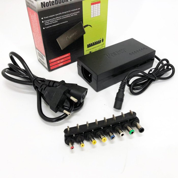 Адаптер для NoteBook Universal MY-120W універсальний зарядний пристрій для ноутбука