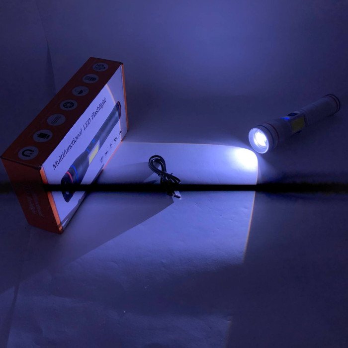 Ліхтар PLD-231 WHITE LASER LED PM10-TG+COB(white+red), 1х26650, Ліхтарик police оригінал, Ліхтарик поліс