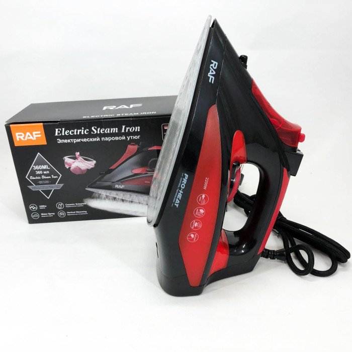 Праска з керамічною підошвою RAF R.1233 потужність 2200Вт 320 мл