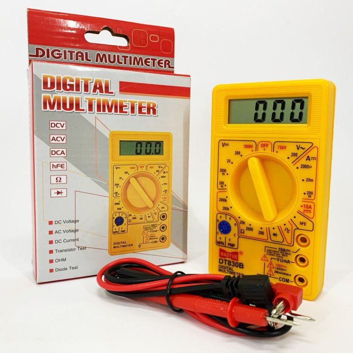 Мультиметр HAOYUE DT830B yellow
