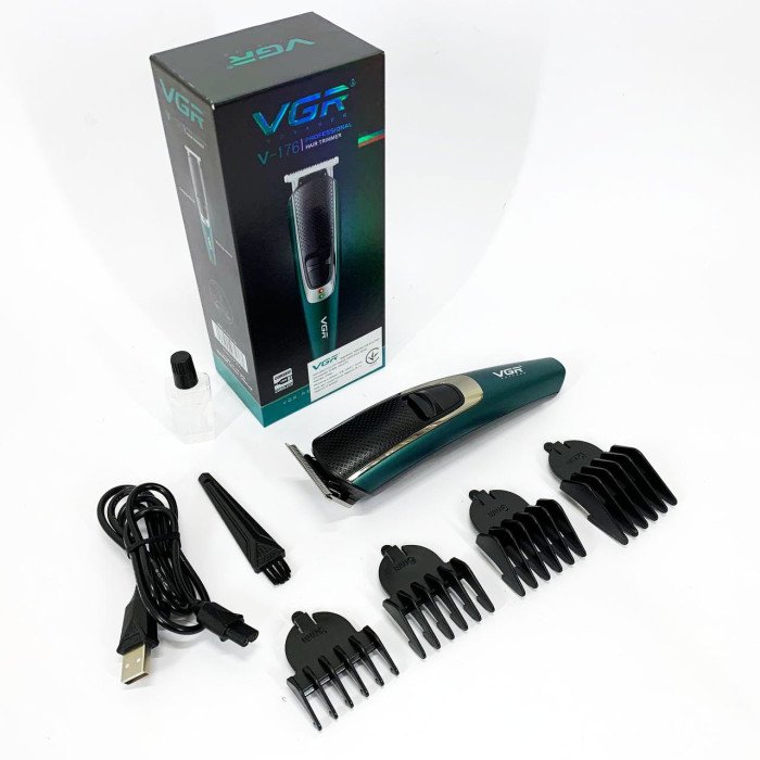 Тример для бороди та волосся VGR V-176 від USB, Професійний триммер для стрижки