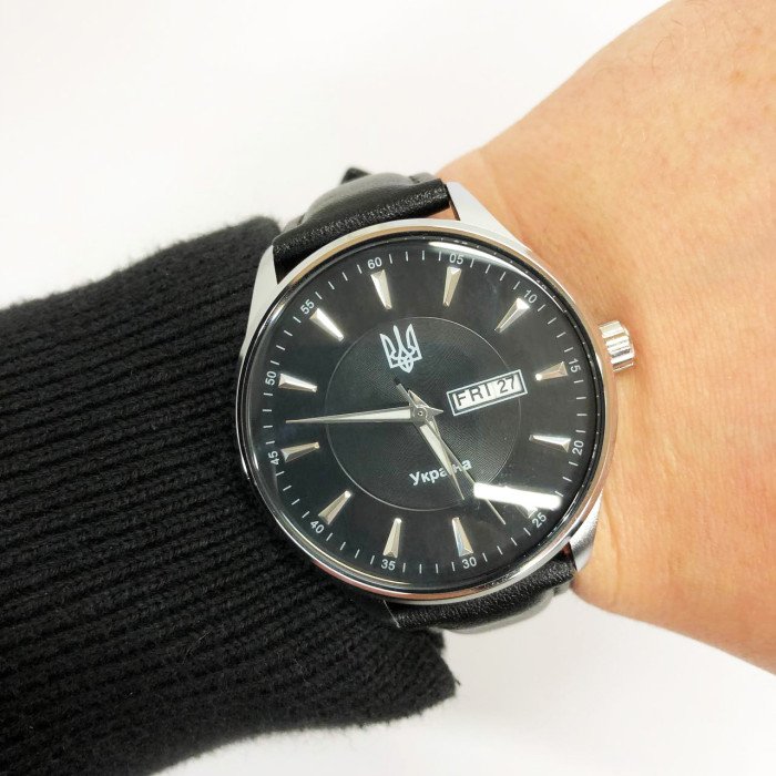 Годинник наручний чоловічий SKMEI 5702/2075SIBK, Стильний годинник для жінок і чоловіків, Чоловічий круглий годинник