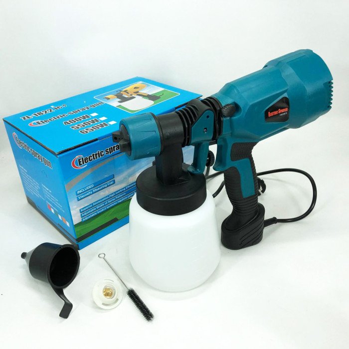 Краскопульт портативний, електричний, фарборозпилювач з регулюванням ширини розпилення