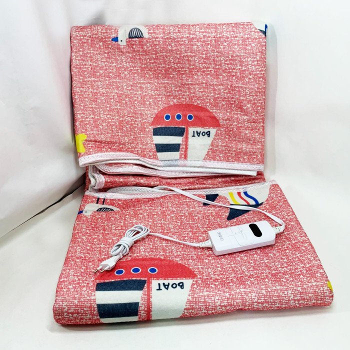 Електропростирадло електричне простирадло з підігрівом Electric Blanket 180х150см червоний