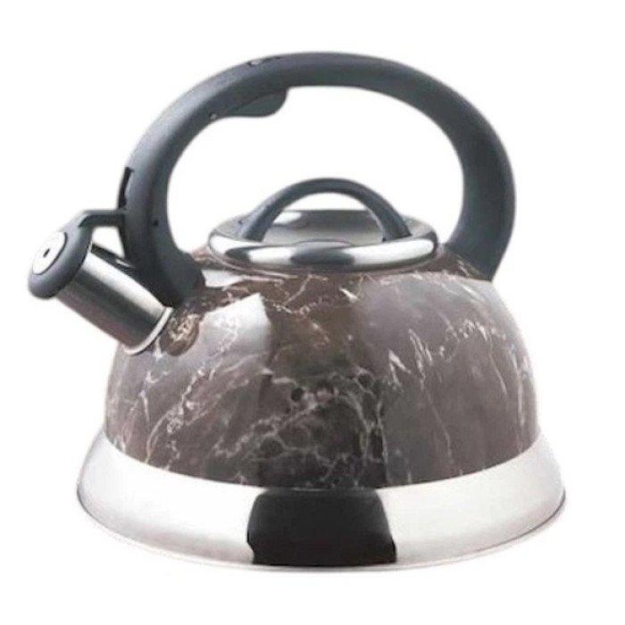 Чайник Edenberg EB-8871 із нержавіючої сталі зі свистком 3л Brown