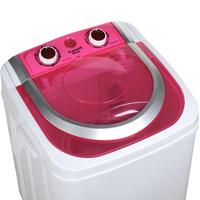 Пральна машина напівавтомат VILGRAND V145-2570. Колір: червоний