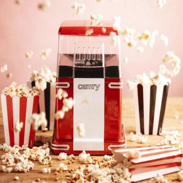 Апарат для виготовлення попкорну Camry CR 4480 електрична попкорниця для дому 1200Вт