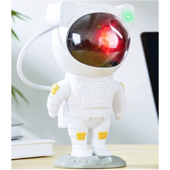 Проектор галактики лазерний астронавт, Космічний проектор, Дитячий нічник проектор космонавт