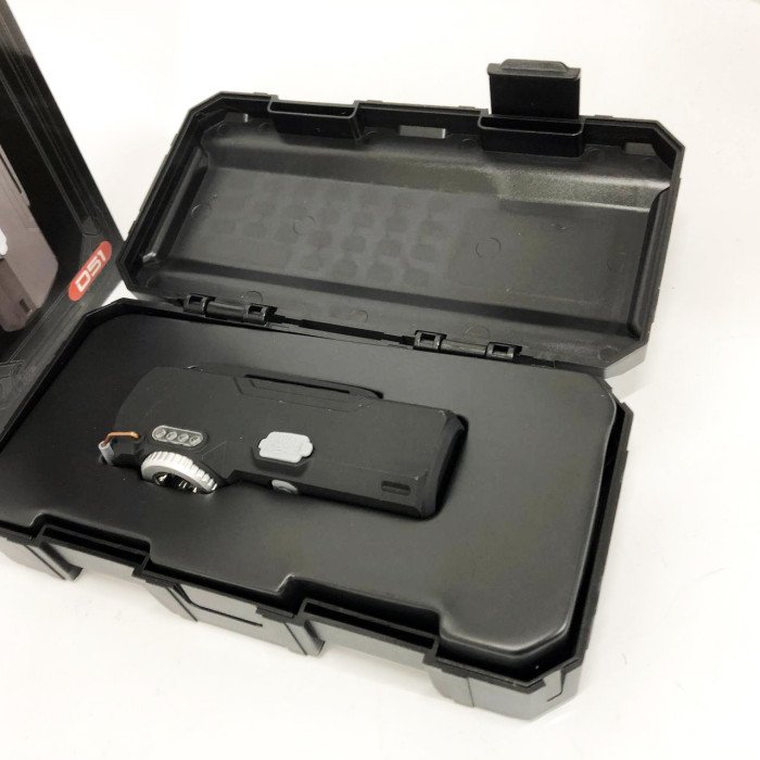 Ліхтарик-запальничка армійська MULTIFUNCTIONAL D51-COB, Запальнички подарунки для чоловіків. Колір: чорний