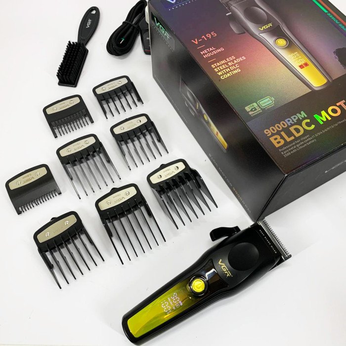 Акумуляторна машинка для стрижки VGR V-195 GOLD
