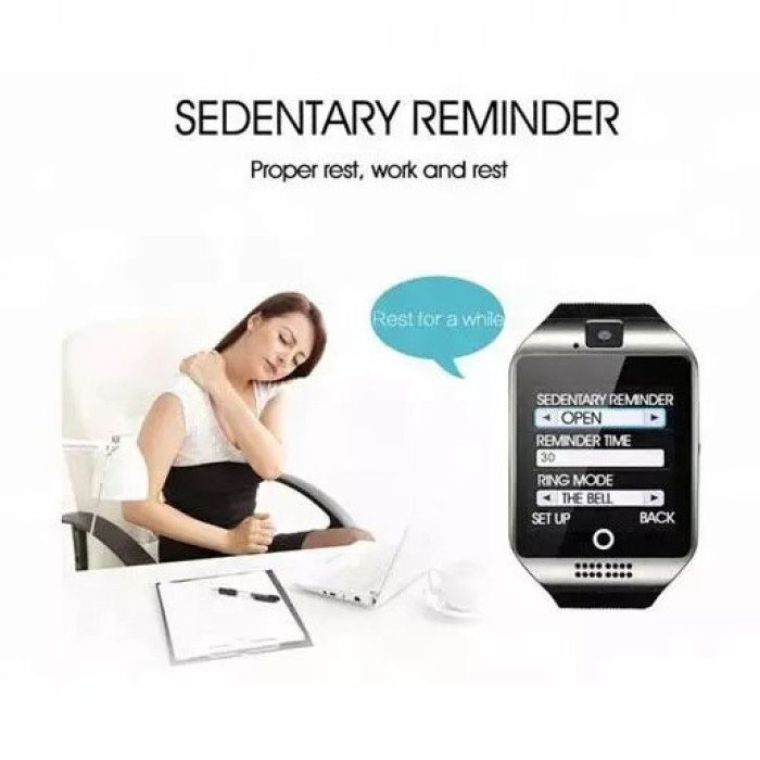 Смарт-годинник Smart Watch Q18. Колір: чорний