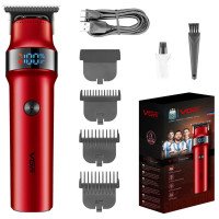 Машинка для стрижки волосся VGR V-987 RED, Бритва триммер для чоловіків
