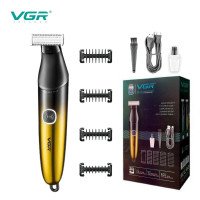 Бритва-триммер для стрижки бороди та вусів VGR V-339 GOLD