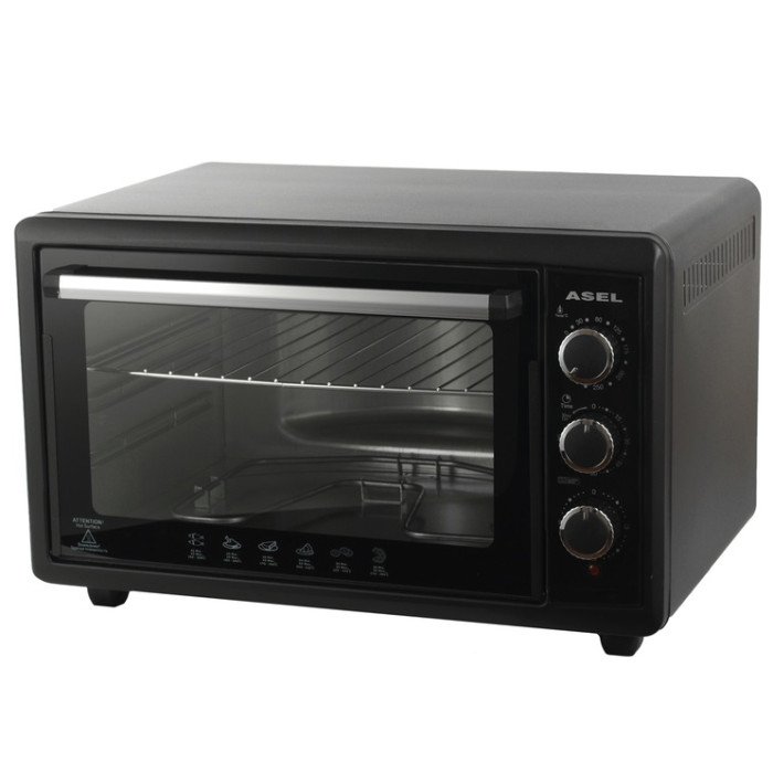 Електрична піч ASEL AF-50-23. Колір: чорний