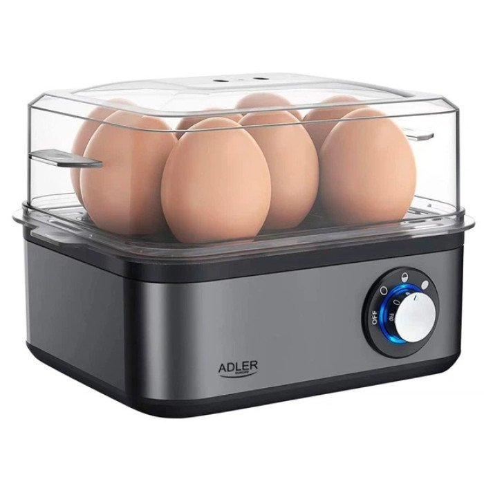 Яйцеварка на 8 яєць 800 Вт Adler AD 4486 Gun Metal