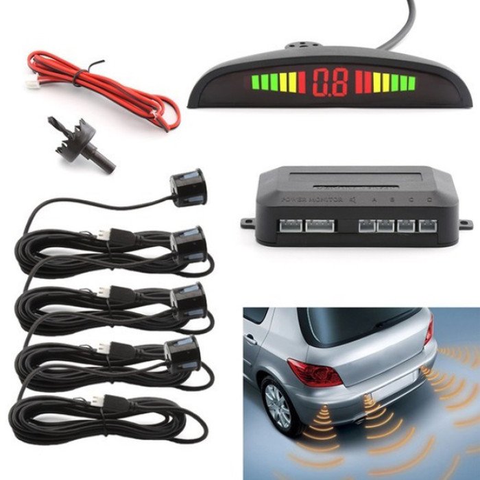 Паркувальна система на 4 датчики паркування парктронік Assistant Parking Sensor