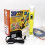 3D ручка Smart 3D Pen 2 c LCD дисплеєм, Дитяча електро ручка для фігурок із пластику. Колір: жовтий