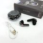 Бездротові навушники TWS T8 PRO з прозорим кейсом Вакуумний LED дисплей Bluetooth 5.3. Колір: чорний