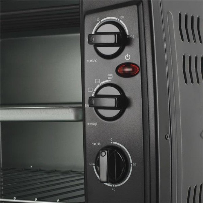 Електрична піч VILGRAND VEO650-14. Колір: чорний