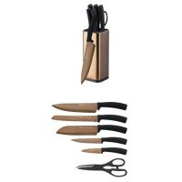 Набір кухонних ножів Edenberg EB-11026, 7 предметів Brown