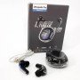 Бездротові навушники TWS T8 PRO з прозорим кейсом Вакуумний LED дисплей Bluetooth 5.3. Колір: чорний