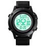 Годинник наручний чоловічий SKMEI 1508BKWT BLACK, годинник наручний електронний тактичний. Колір: чорний