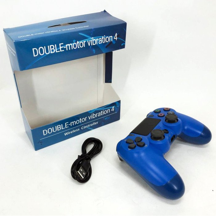 Джойстик DOUBLESHOCK для PS 4, бездротовий ігровий геймпад PS4/PC акумуляторний джойстик. Колір синій