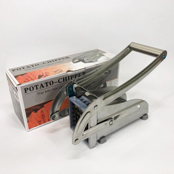 Ручна картоплерізка металева машинка Potato Chipper для нарізки картоплі фрі UN12-15