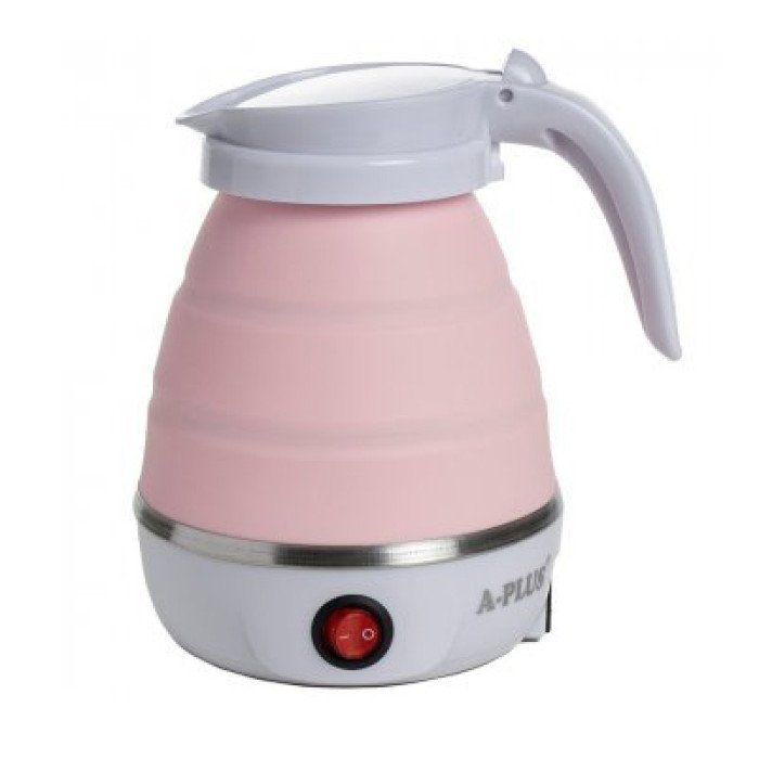 Електрочайник складаний Travel Folding 600ml. Колір: рожевий