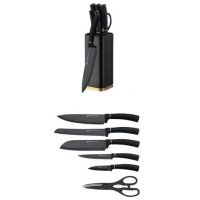Набір кухонних ножів Edenberg EB-11026, 7 предметів Black