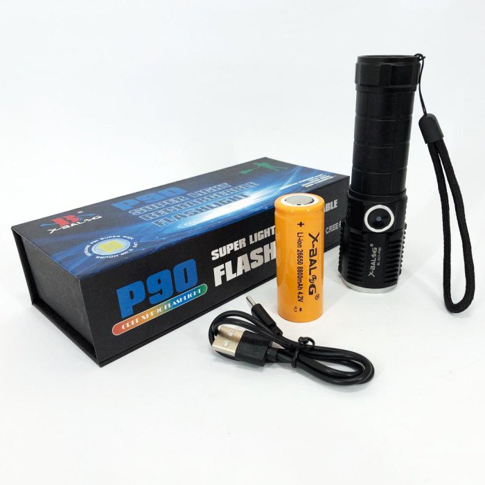 Ліхтарик ручний тактичний Bailong BL-X31-P90, водонепроникний ліхтар, кишеньковий міні ліхтар