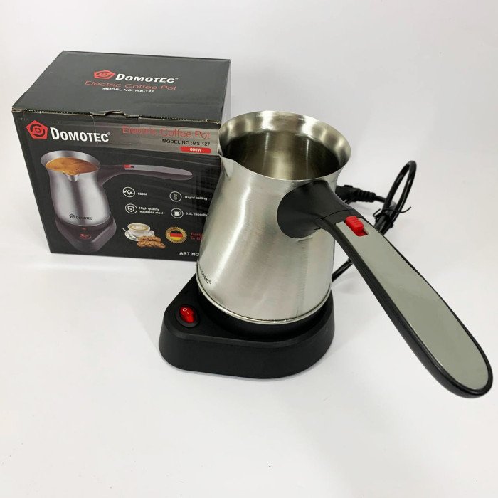 Електрична міні кавоварка електротурка Domotec MS-127 0.5л