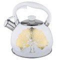 Чайник із свистком Edenberg EB-1956 2 літри чайник із нержавіючої сталі для всіх видів плит White