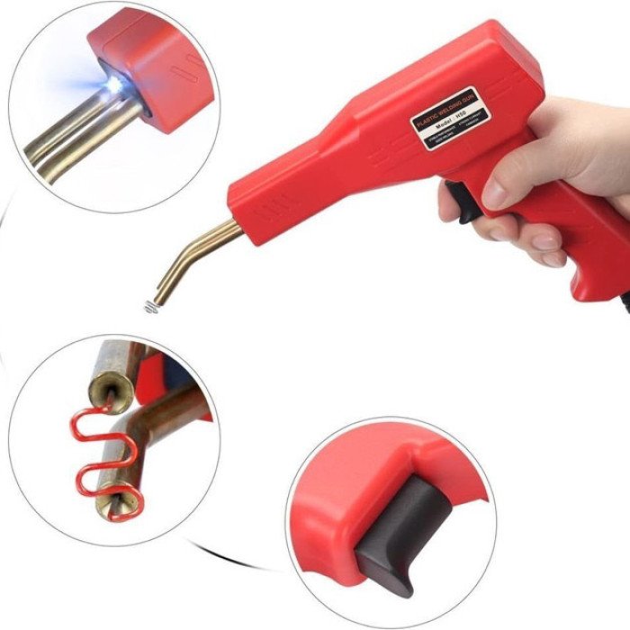 Електричний паяльник для паяння пластмаси, бамперів H50 + 200 скоб