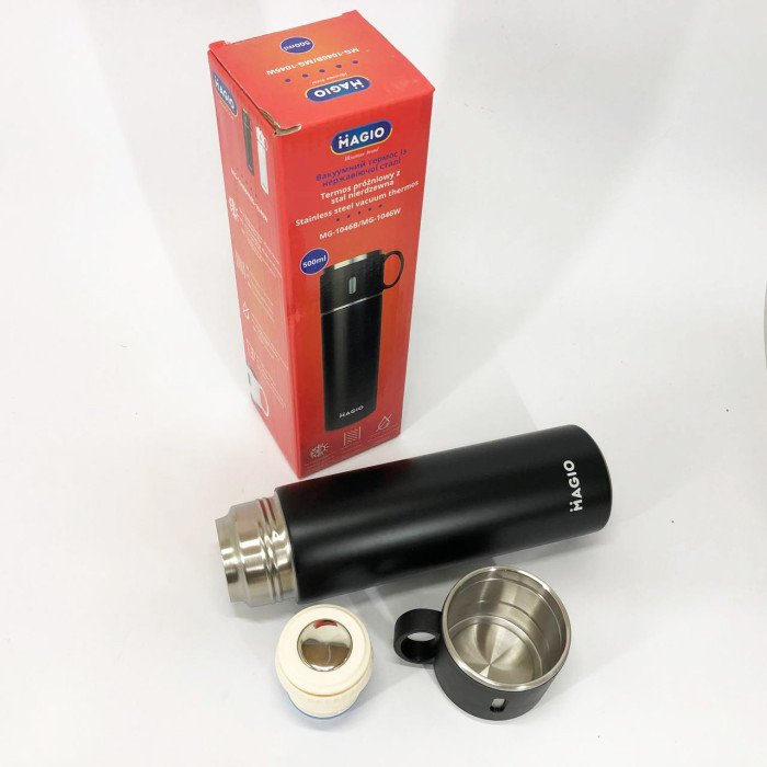 Термос MAGIO MG-1046B 0.5 л, Термос для спортсменів, Термокружка з вакуумною ізоляцією