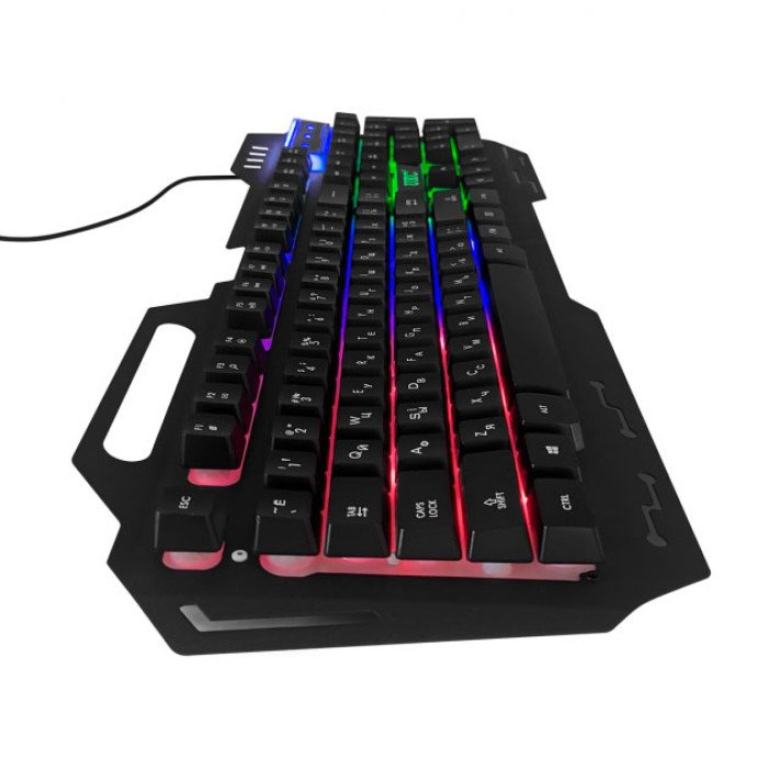 Клавіатура UKC KEYBOARD GK KW-900/4400 дротова з підсвічуванням мембранна