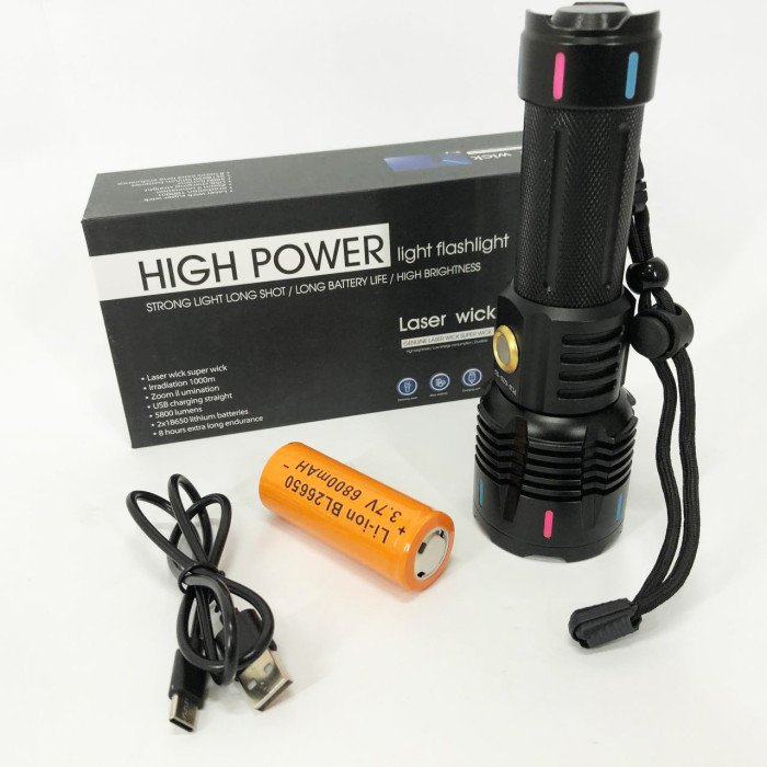 Ліхтар X-BALOG FLUORESCENCE G25 PM30-TG, Надпотужний ліхтарик, Яскравий ліхтарик, Якісний ліхтарик