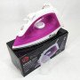 Парова праска з тефлоновим покриттям DOMOTEC MS-2208 1200 Вт, праска для одягу від мережі. Колір: фіолетовий