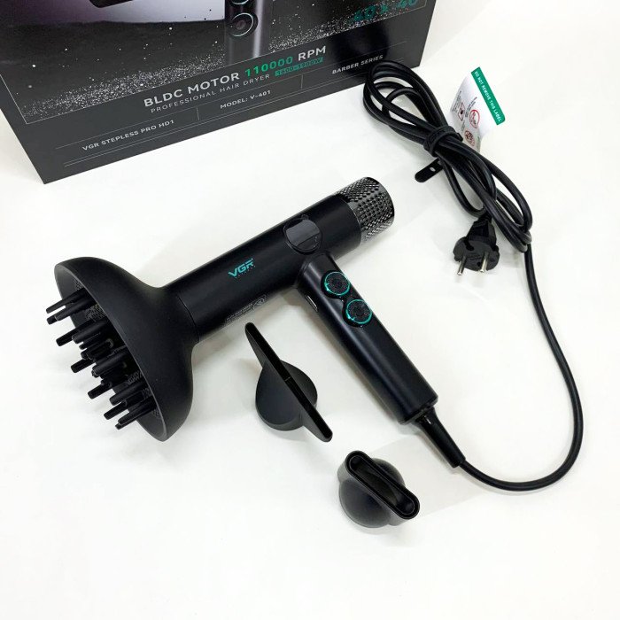 Фен професійний VGR V-401 BLACK