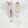 Іригатор для чищення зубів та порожнини рота Oral Irrigator з акумулятором та змінними насадками. Колір: білий